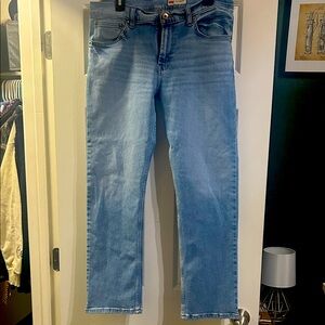 Wrangler Light Blue Slim Straight Leg Men’s Jeans